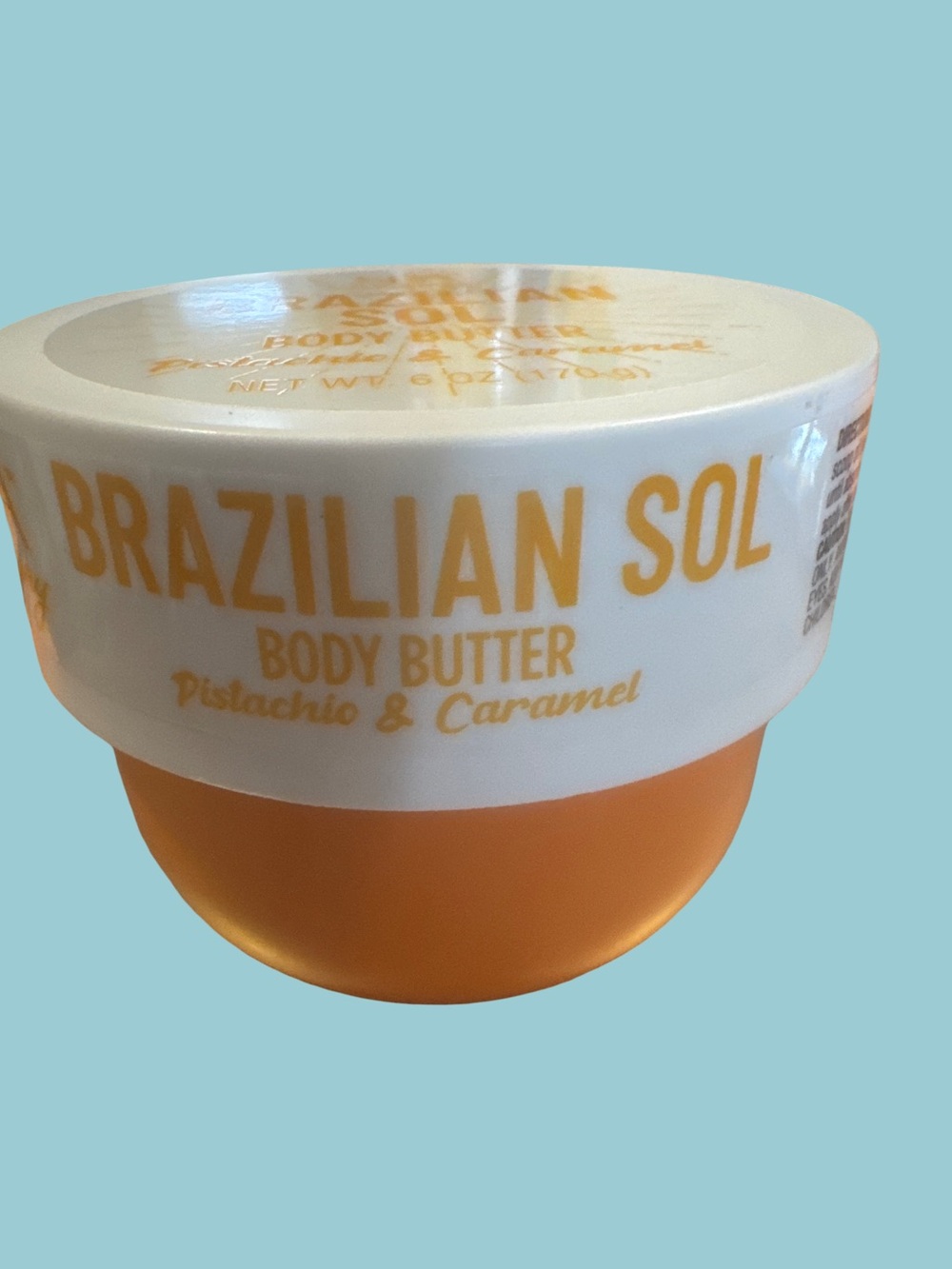 Pistachio & Caramel Body Butter - Orange/White